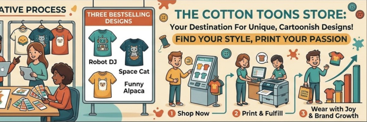 Customized t-shirts storefront